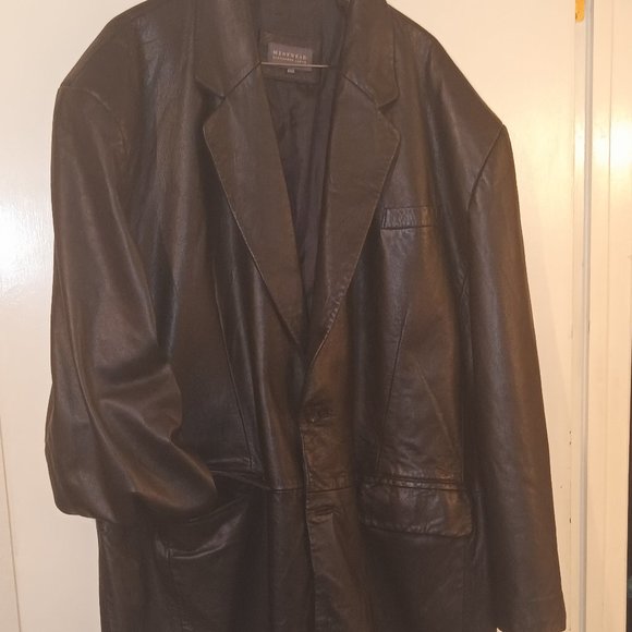 Menswear Leather Jacket - Picture 1 of 6